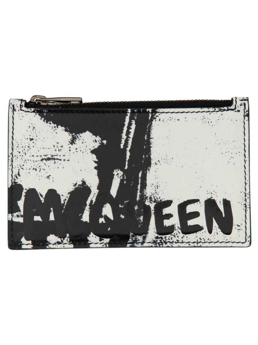 Alexander Mcqueen Card Holder With Logo