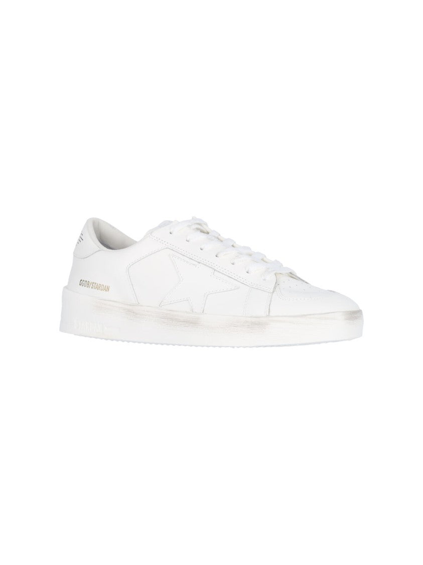 Golden Goose White Calf Leather  Low-Top Sneakers