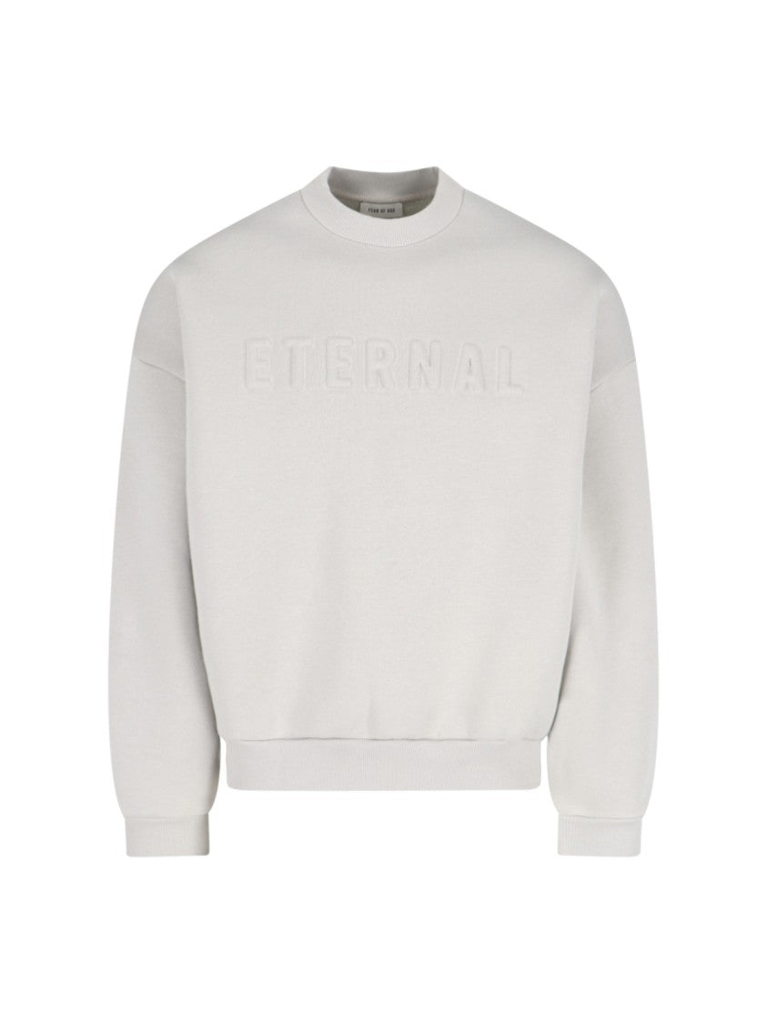 Fear Of God Relaxed Fit Grey Sweater