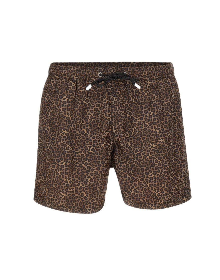 Mc2 Saint Barth Leopard Lighting Micro Fantasy Swim Shorts