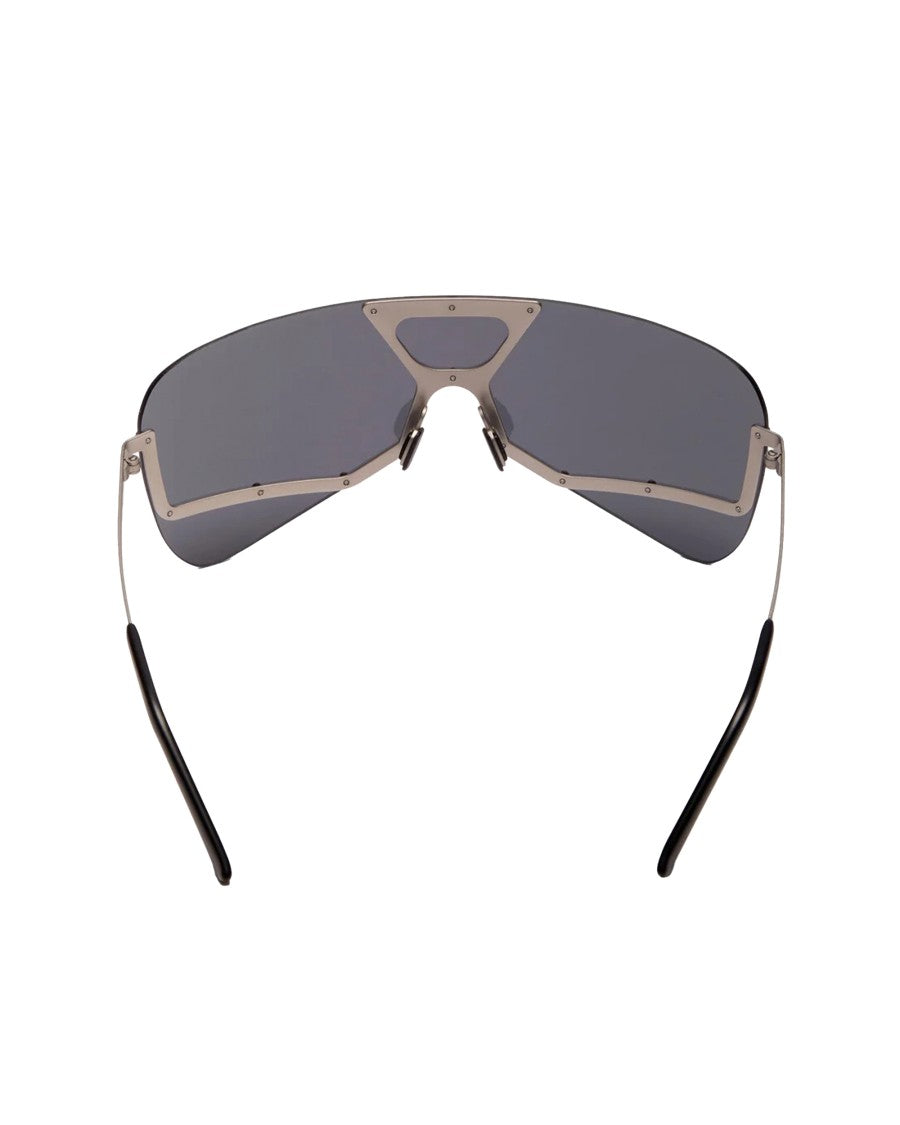 Drkshdw By Rick Owens Tower Stainless Steel Aviator Sunglasses