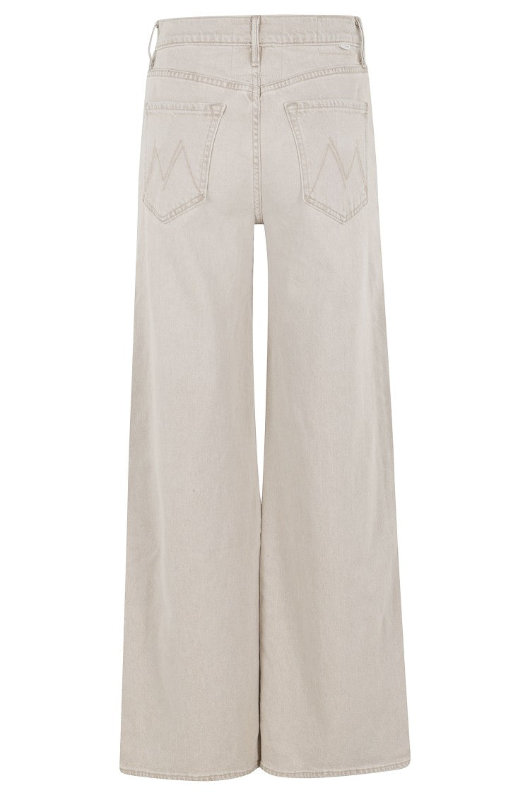 Mother Caramel The Undercover Sneak Flared Cotton Jeans