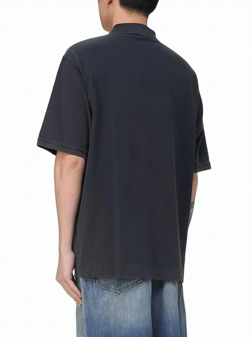 Acne Studios Relaxed Fit Polo Shirt With Classic Collar