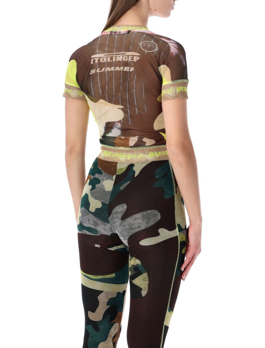Ottolinger Camouflage Mesh T-Shirt
