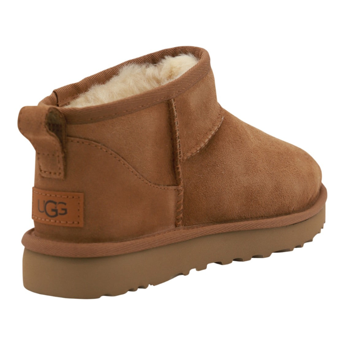 Ugg Suede Ankle Boots With Plush Lining