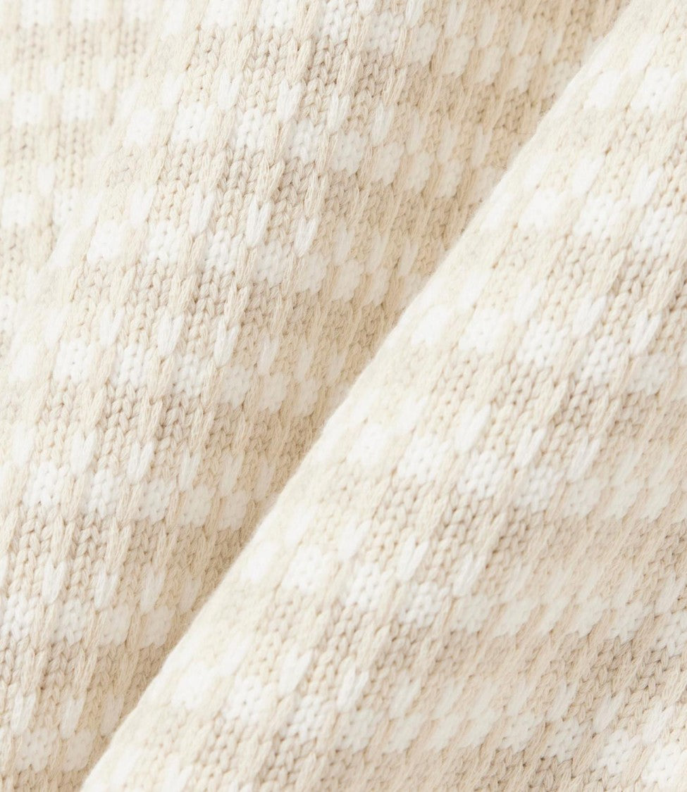Lacoste Textured Crew Neck Knit Sweater