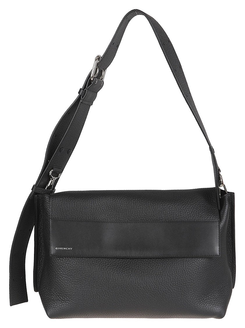 Givenchy Folded Flap Bag In Soft Calf Leather With Adjustable Strap