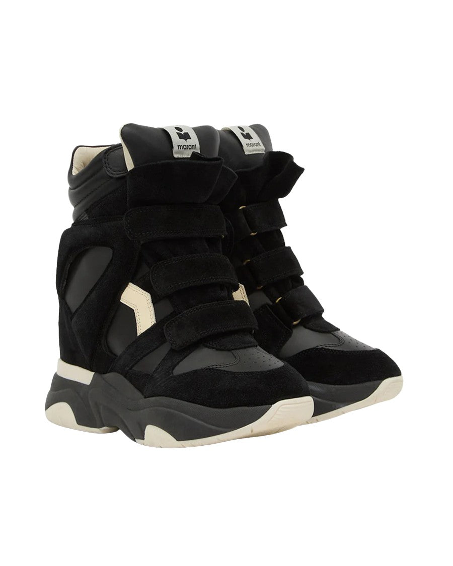 Isabel Marant Black Balskee Suede Sneakers