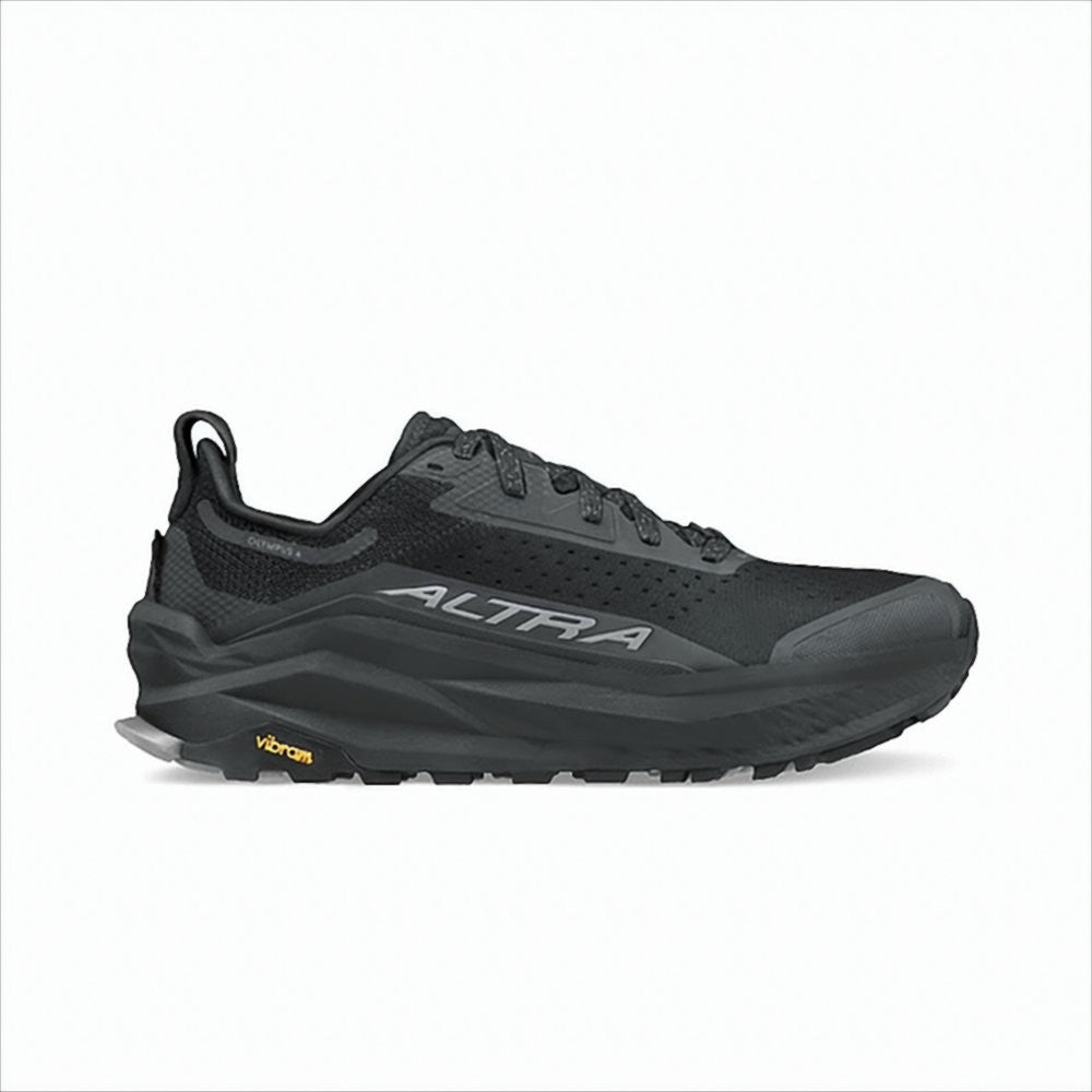 Altra All-Black Mesh Sneakers With Vibram Sole