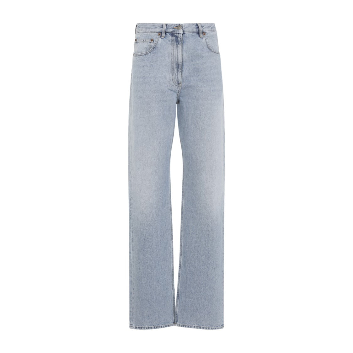 Valentino 5-Pockets Light Blue Cotton Jeans