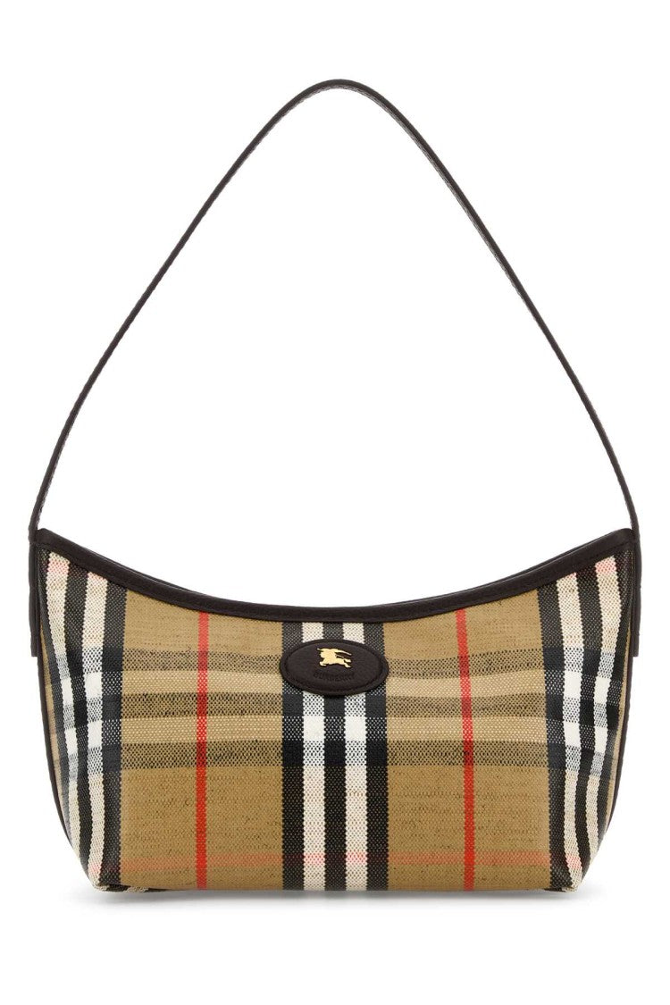 Burberry Printed Canvas Mini Highlands Handbag
