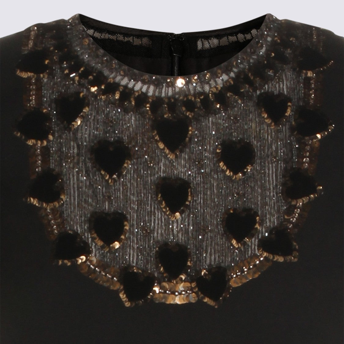 Valentino Black Wool Blend Dress