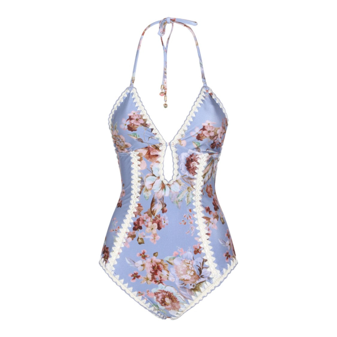 Zimmermann Floral Print One-Piece Swimsuit