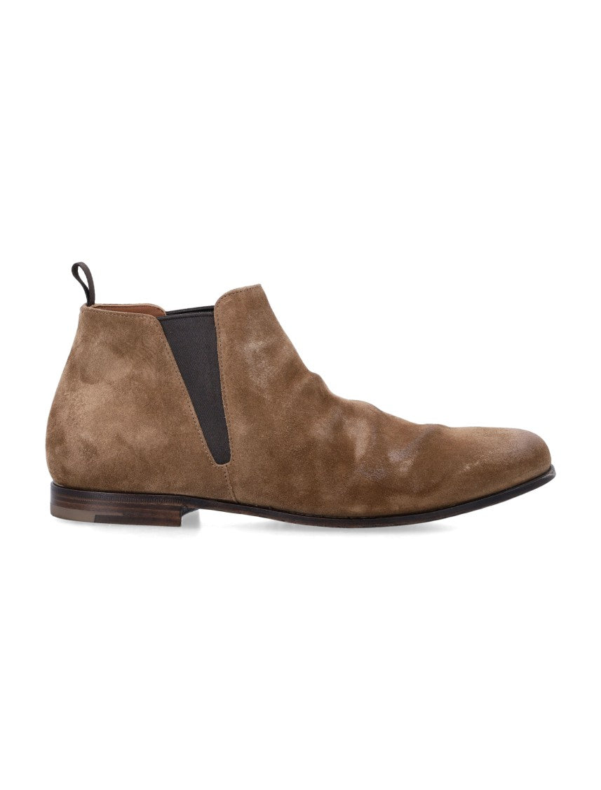 Church's Vintage Suede Elastic Side Boots