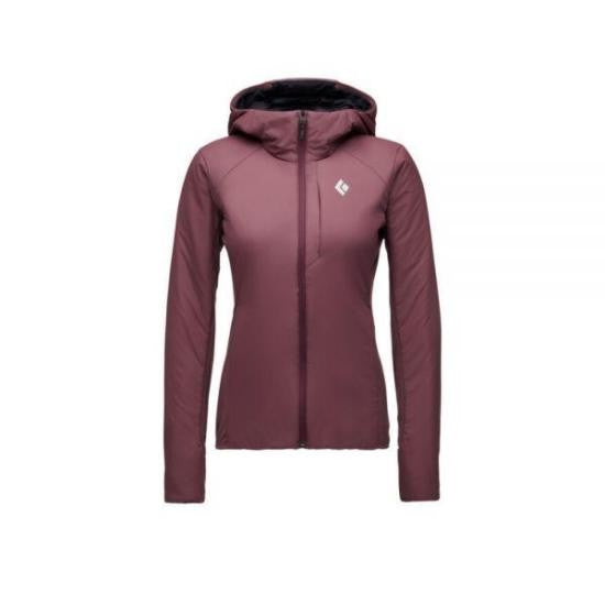 Black Diamond Sleek Fitted Jacket With Hood And Subtle Branding