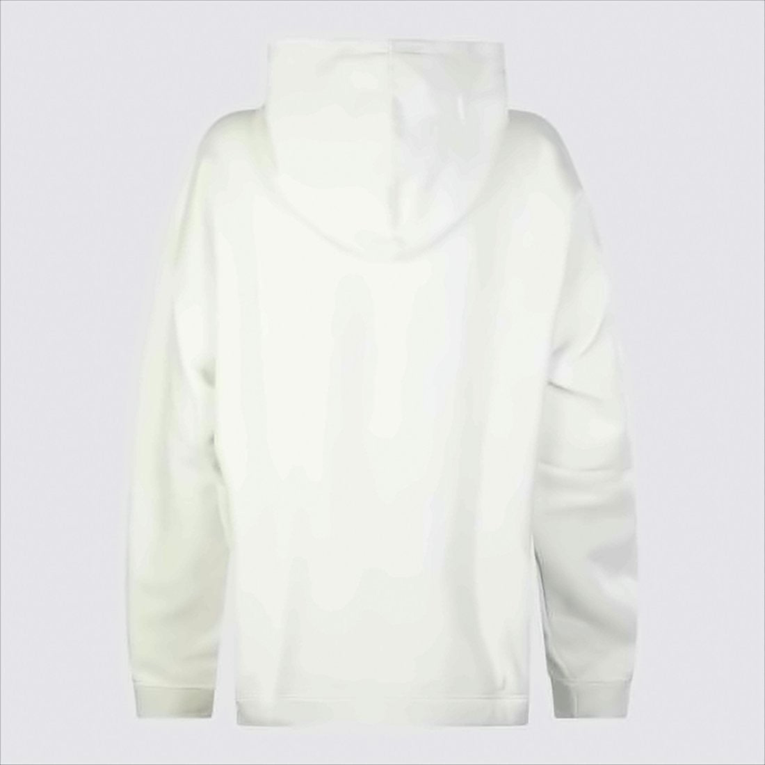 Ganni Minimalist White Hoodie