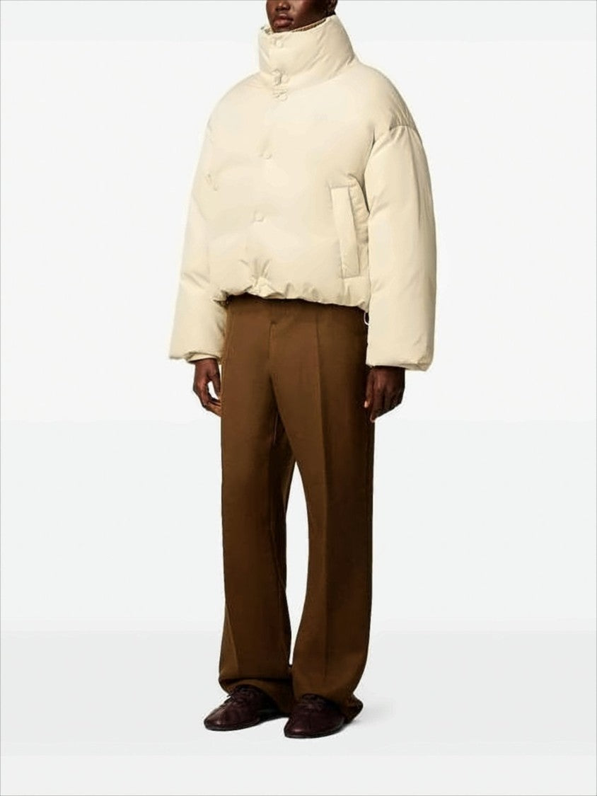 Ami Paris Cropped Oversized Puffer Jacket