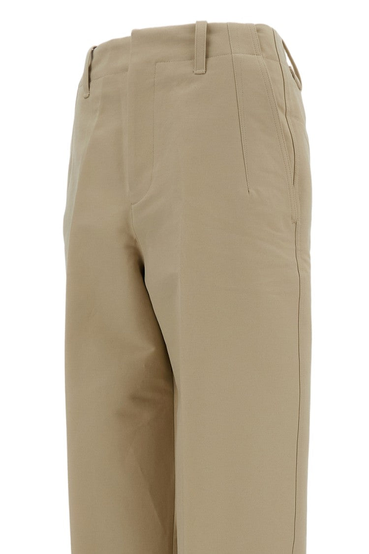 Jacquemus Mid-Rise Cropped Trousers With Signature 'J' Loop