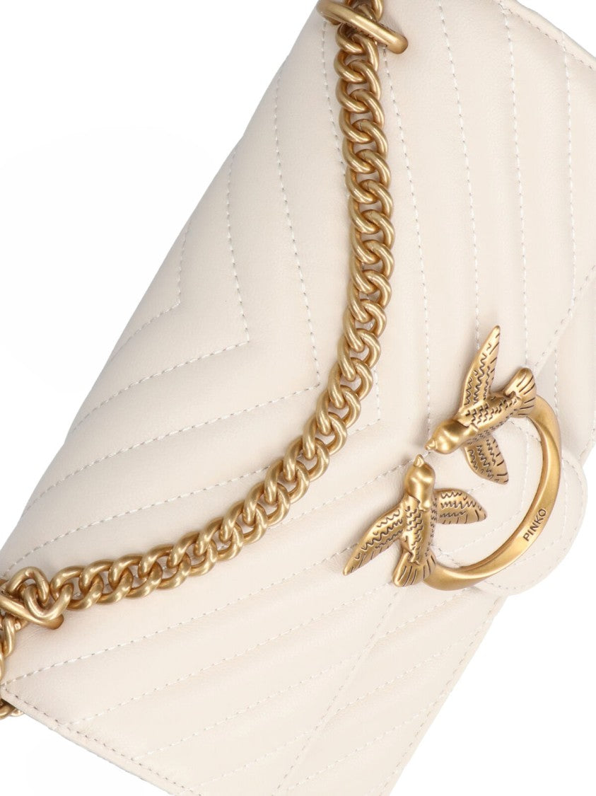 Pinko Compact Structured Bag With Smooth Finish