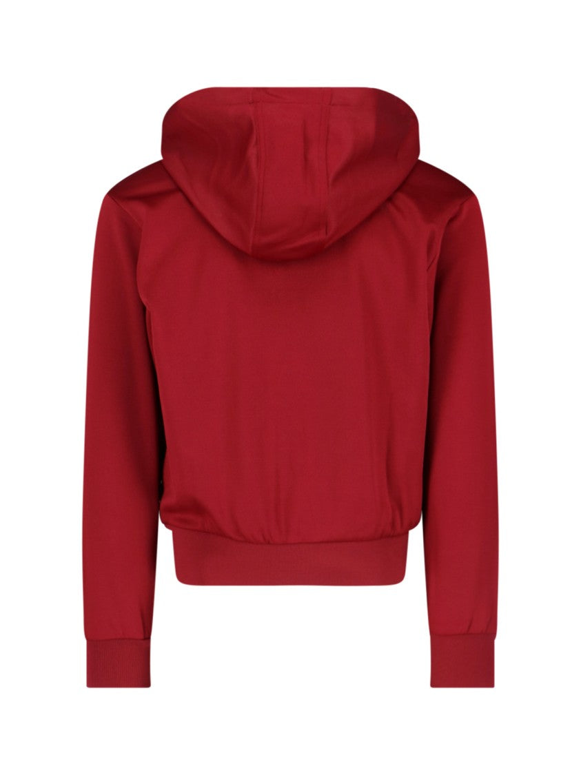 Adidas X Wales Bonner Bordeaux Cotton Blend Zip-Up Hoodie