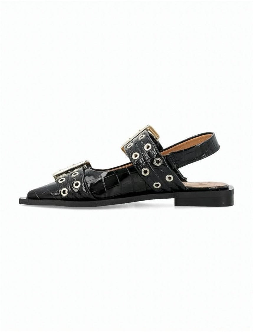 Ganni Pointed Toe Flat Shoes