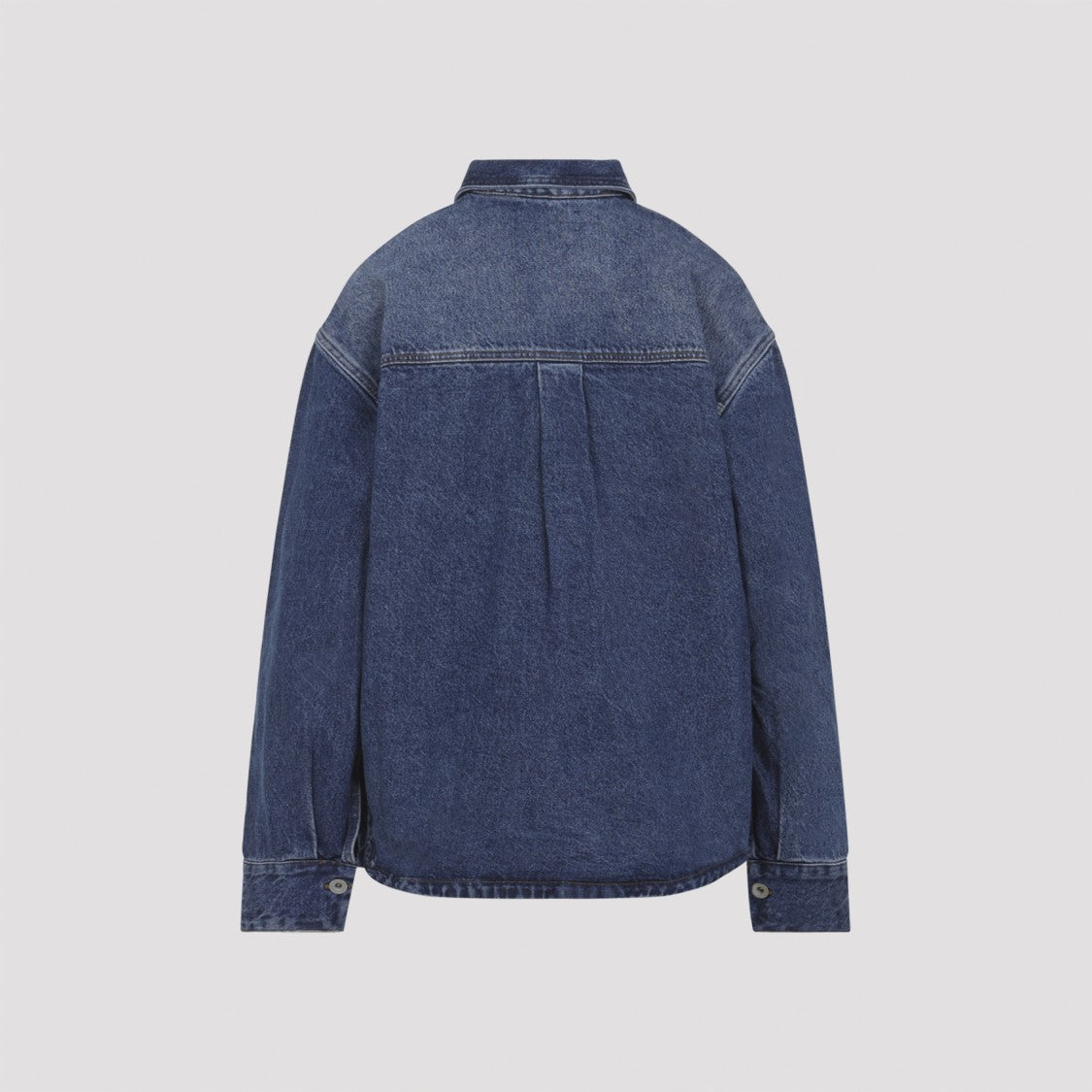 Studio Nicholson Denim Shirt With Button-Down Front