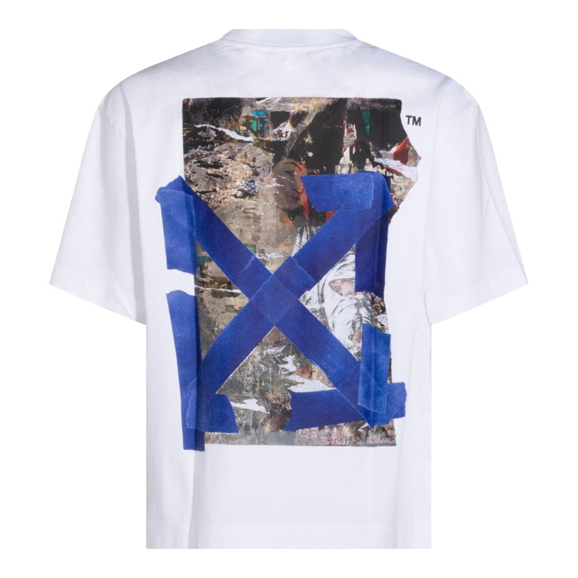 Off-White White Cotton Relaxed-Fit Cloudy Arrow T-Shirt