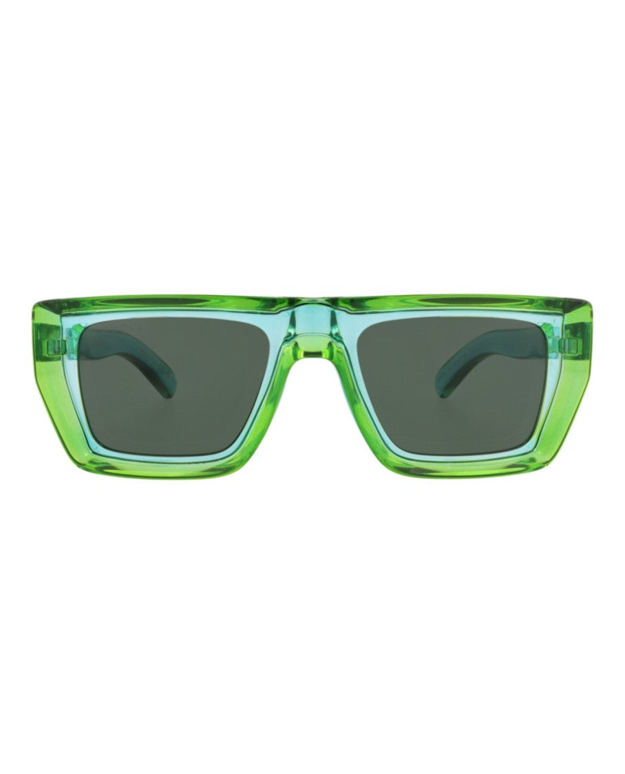Gucci Square-Frame Injection Sunglasses