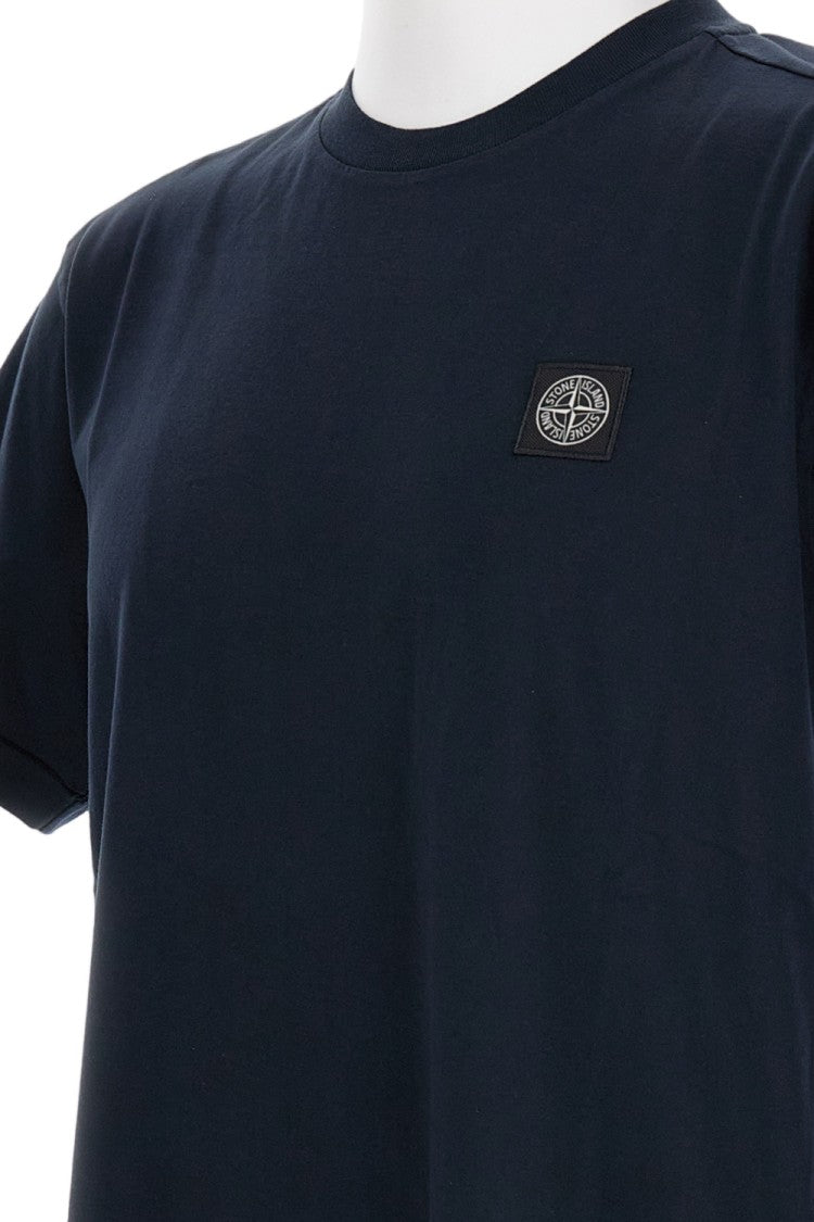 Stone Island Crew Neck Cotton T-Shirt