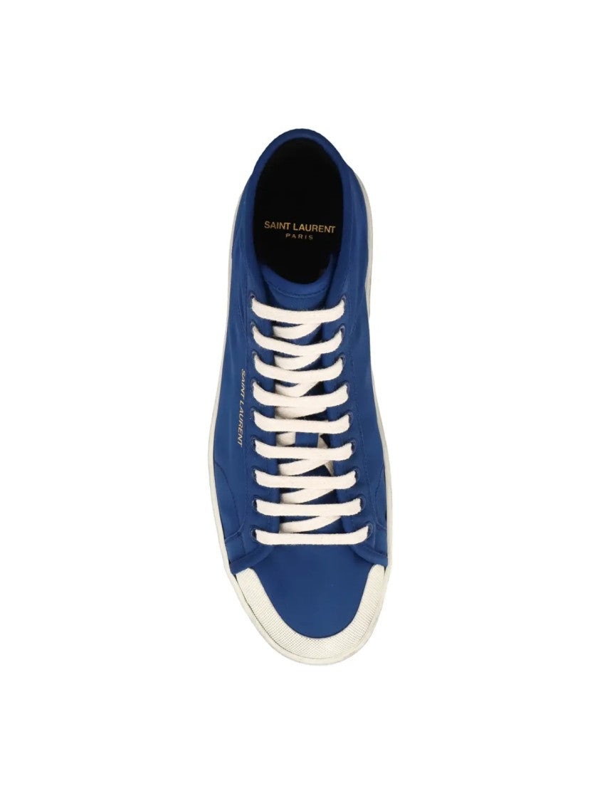 Saint Laurent Sl/39 Court Classic Logo Mid-Top Sneakers