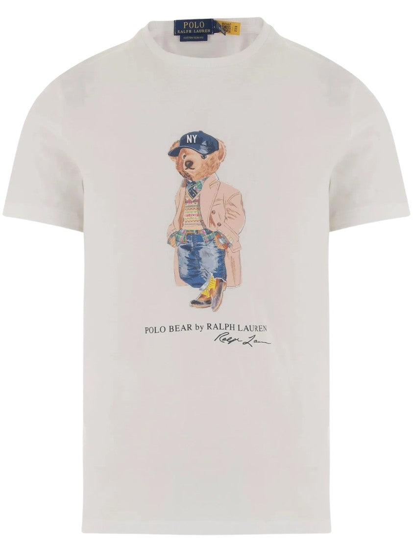 Polo Ralph Lauren Knit T-Shirt Bear Graphic Short-Sleeve T-Shirt