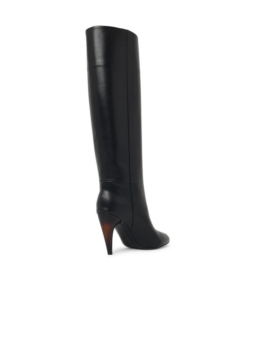 Isabel Marant 'Jany' Black Leather Boots