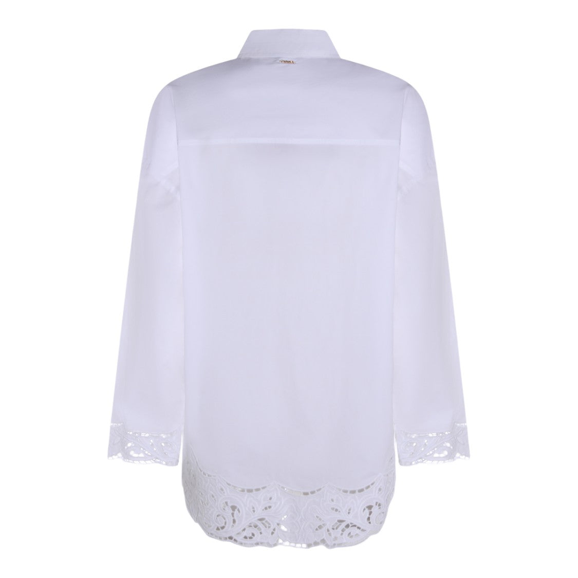 Twin-Set Crisp White Shirt With Structured Collar