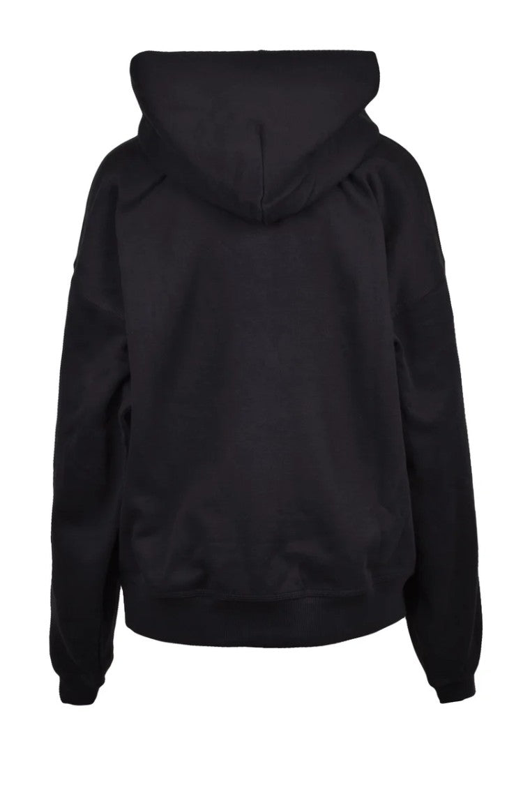 Calvin Klein Jeans Black Oversized Hooded Hoodie