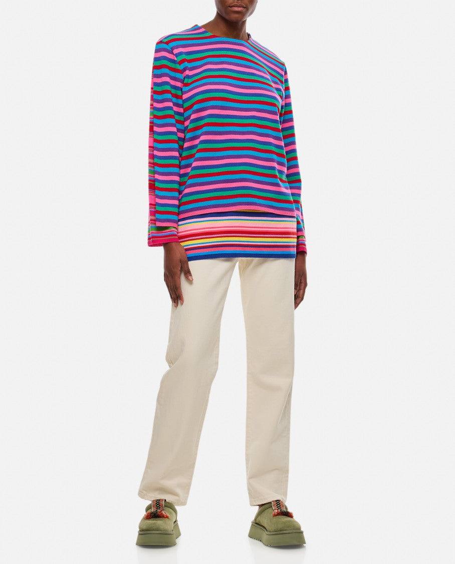 Comme Des Garçons Multicolored Striped Sweater