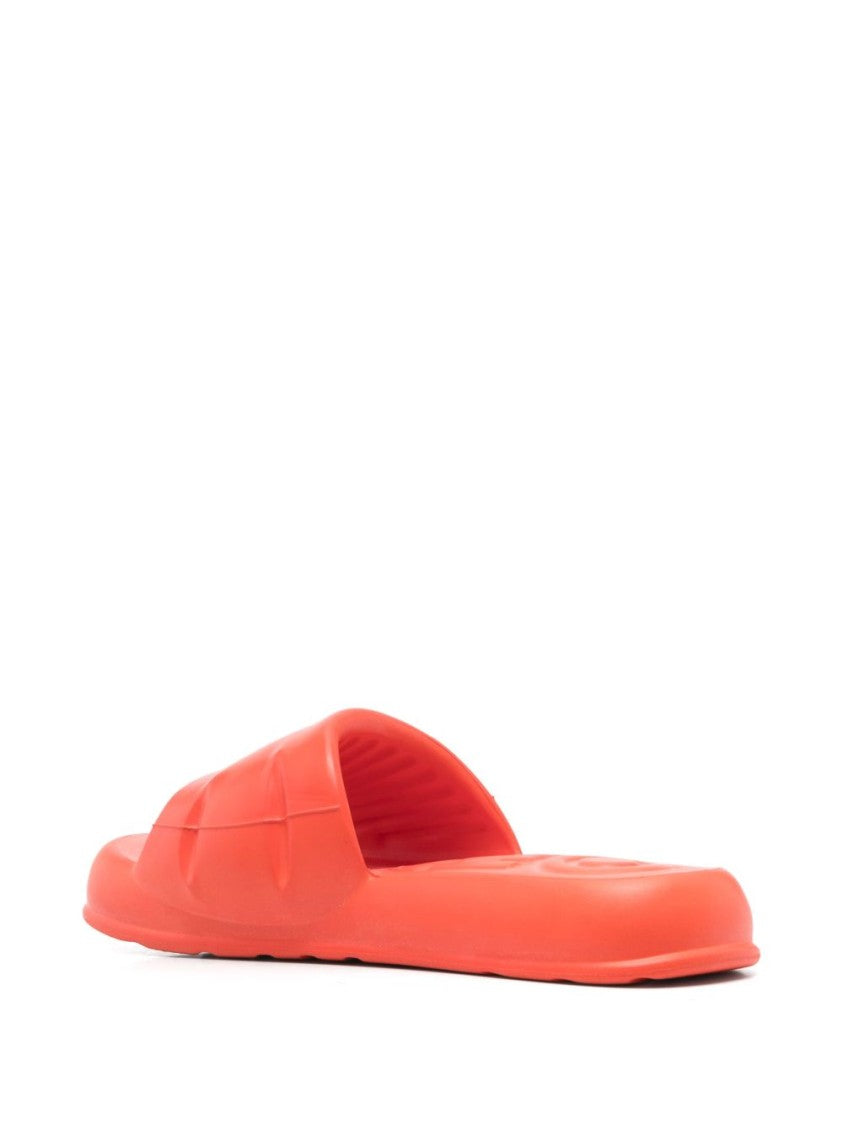 Kenzo Pumpkin Orange Moulded Footbed Sandals