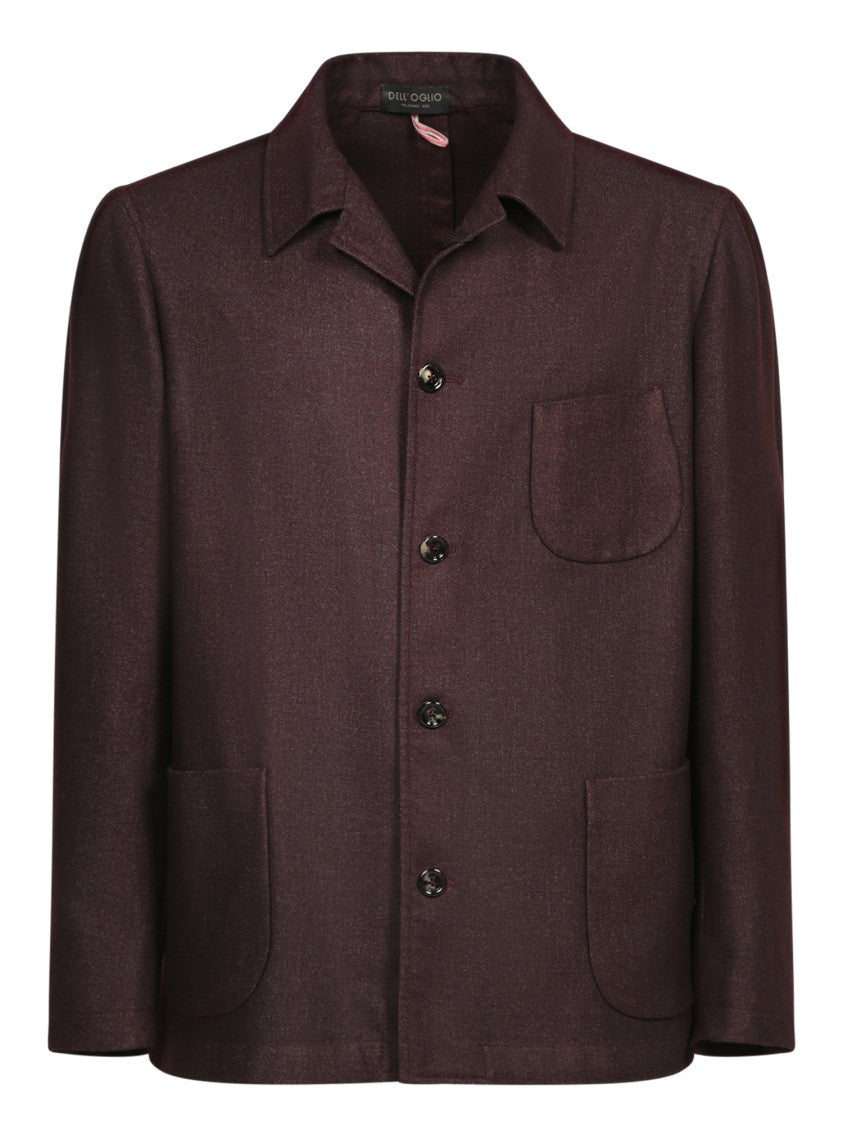 Dell'oglio Bordeaux Blazers With Tailored Silhouette
