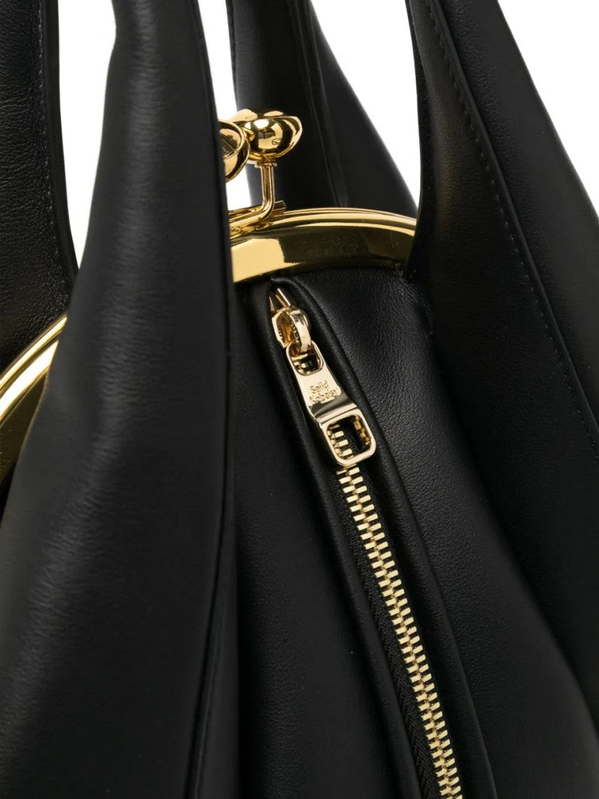Saiid Kobeisy Calfskin Bag With Middle Zipper