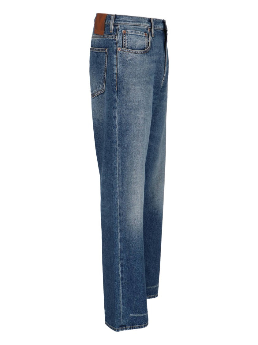 Valentino "Chez" Baggy Jeans – Blue