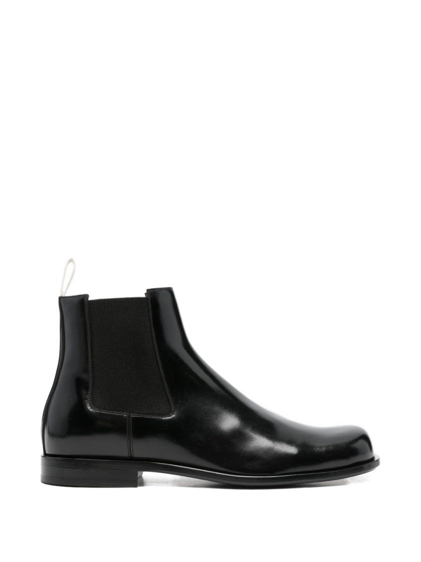 Givenchy Black Square Toe Elasticated Side Boots