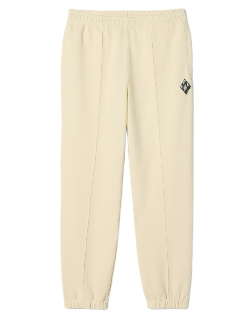 Lacoste Straight-Cut Trousers With Tapered Legs And Embroidered Detail