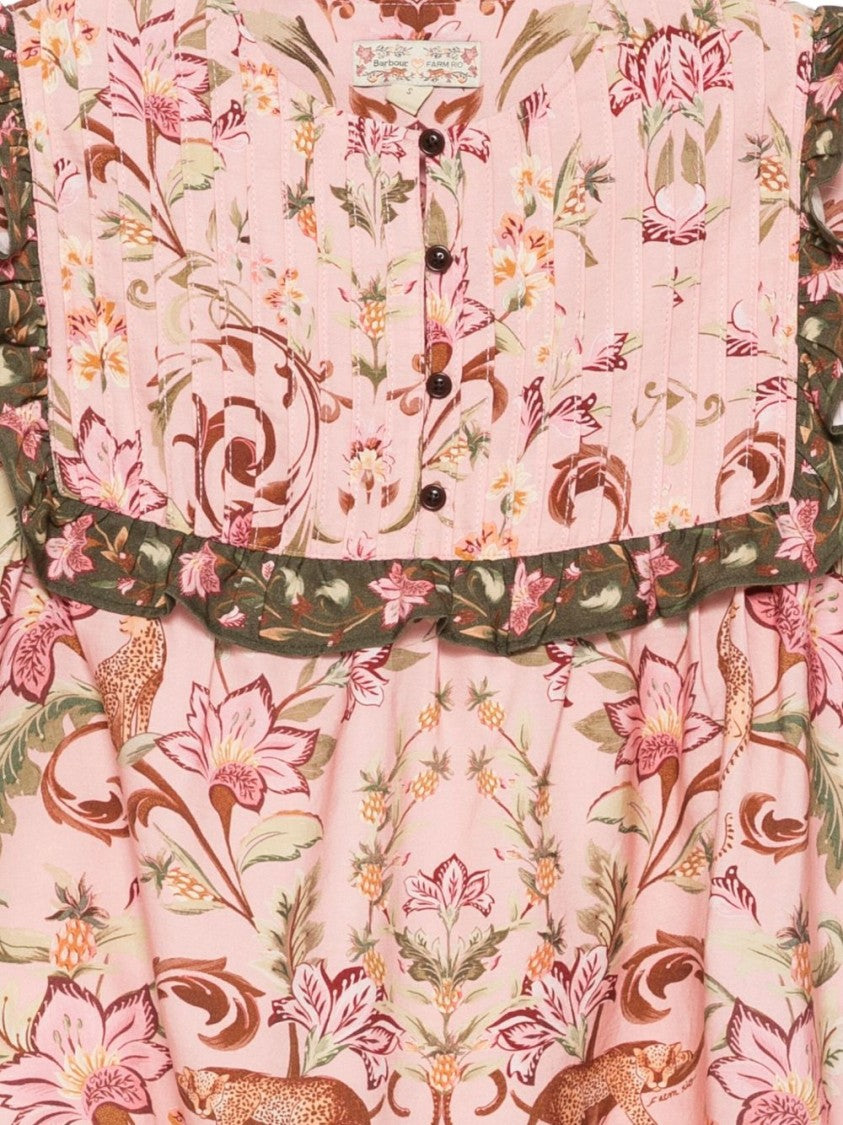 Barbour Loose-Fitting Blouse With Floral Patterns