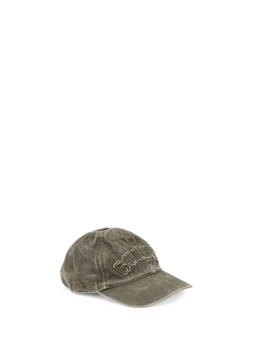 Golden Goose Green Cotton Baseball Cap