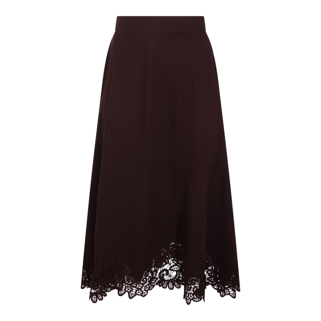 Zimmermann Fitted Lace Midi Skirt