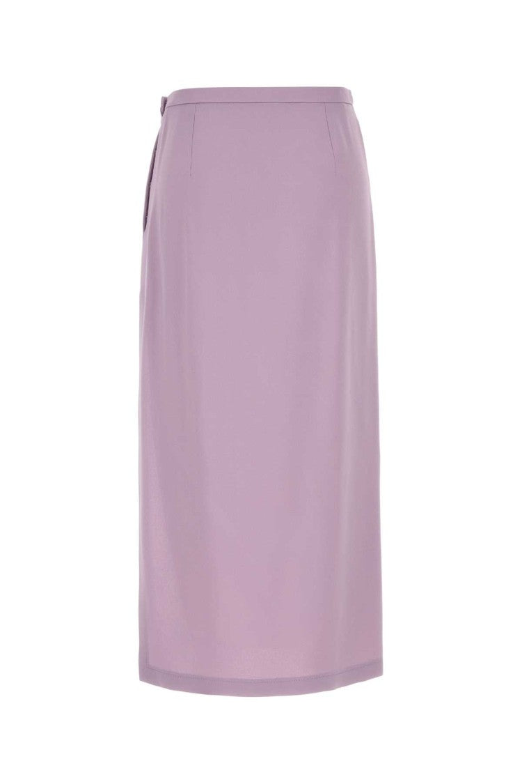 Gucci Lilac Crepe Skirt