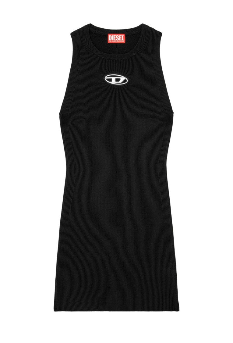 Diesel Body-Hugging Mini Dress With Ribbed Texture