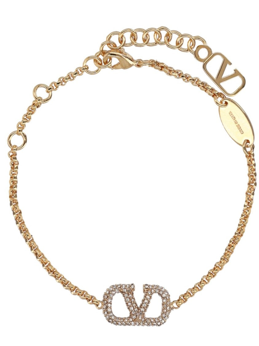 Valentino Garavani Vlogo Signature Gold-Tone Bracelet