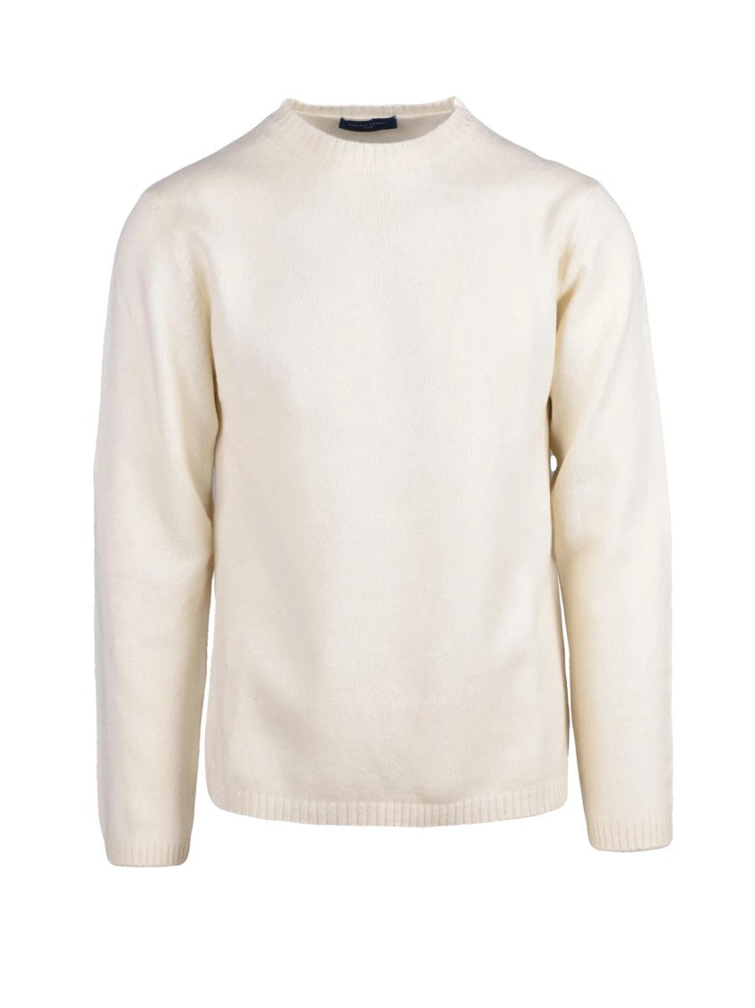 Daniele Fiesoli Crew Neck Pullover In Extrafine Merino Wool