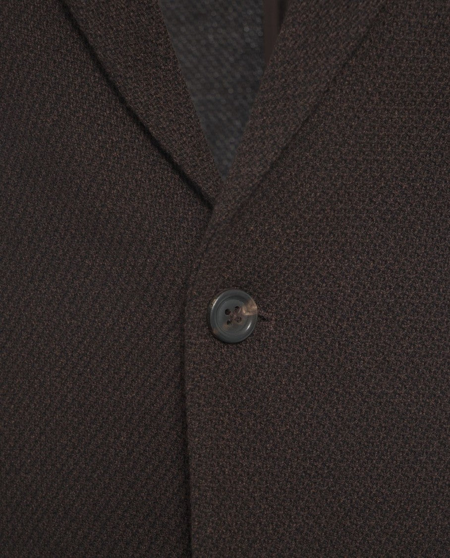 Circolo 1901 Single-Breasted Blazer With High-Quality Knit Texture
