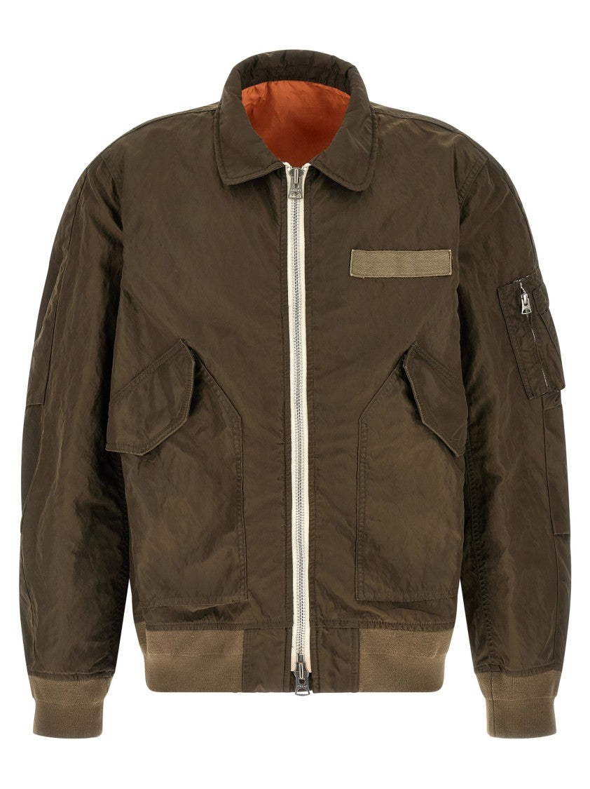 Sacai Crumpled Nylon Jacket